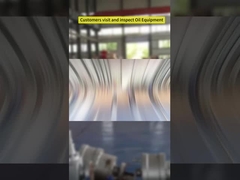 Pelanggan mengunjungi dan memeriksa Peralatan Minyak