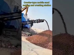 Stasiun pembuatan dan penghancuran pasir bergerak tipe crawler4